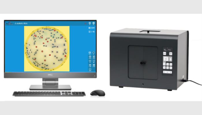 萬深HiCC-B1型全自動菌落計數(shù)儀，又稱菌落計數(shù)儀，自動菌落計數(shù)儀，菌落計數(shù)器。由電腦、自動菌落計數(shù)軟件、背光成像裝置組成。主要用于微生物、菌落總數(shù)的自動計數(shù)分析，快速、有效替代半自動計數(shù)菌落的落后工作方式。已成為千家萬戶微生物室必備的、隨手拍自動計數(shù)的通用工具。