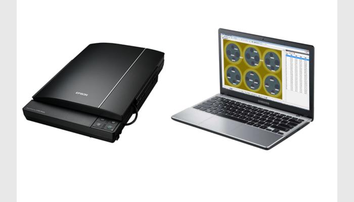 HiCC-E型β-內(nèi)酰胺酶檢驗分析儀系統(tǒng)，又稱抑菌圈測量儀，抑菌圈測定儀，抗生素效價測定儀，效價分析儀。用于自動進行抑菌圈測量、β-內(nèi)酰胺酶檢驗分析、抗生素藥敏效價分析等。